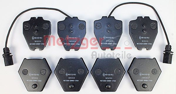 METZGER Bremsbelagsatz, Scheibenbremse